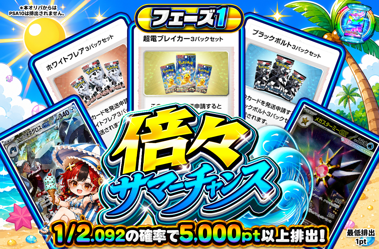 倍々サマーチャンス フェーズ1
