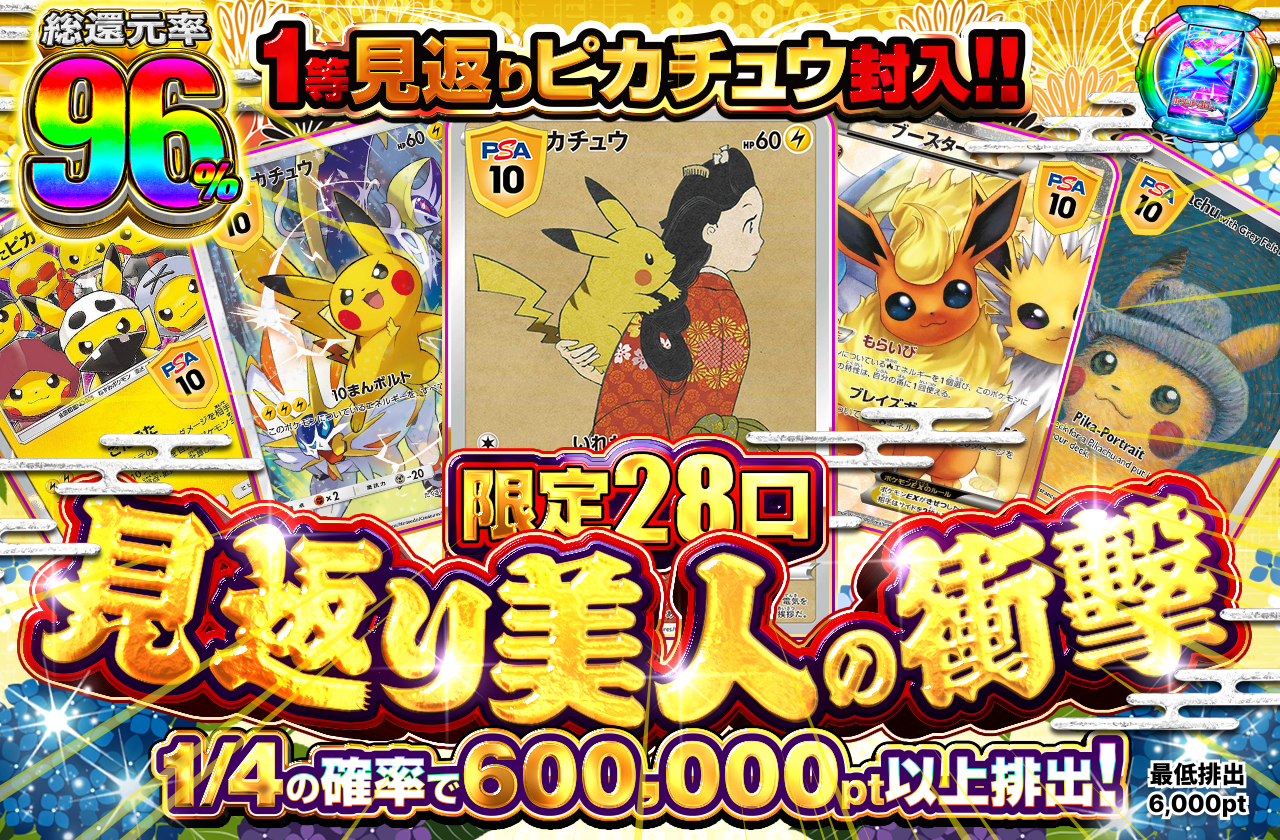 限定28口 見返り美人の衝撃