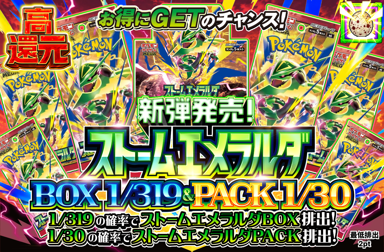 ストームエメラルダBOX&PACK 