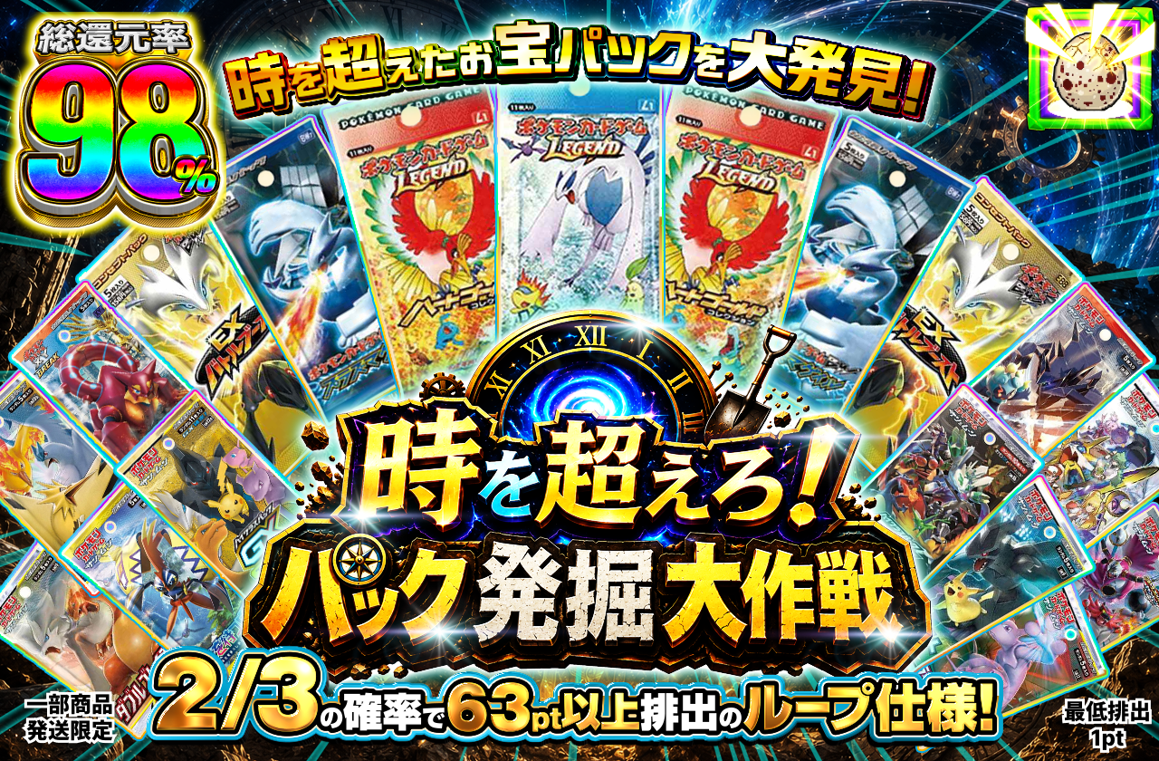 時を超えろ！ パック発掘大作戦