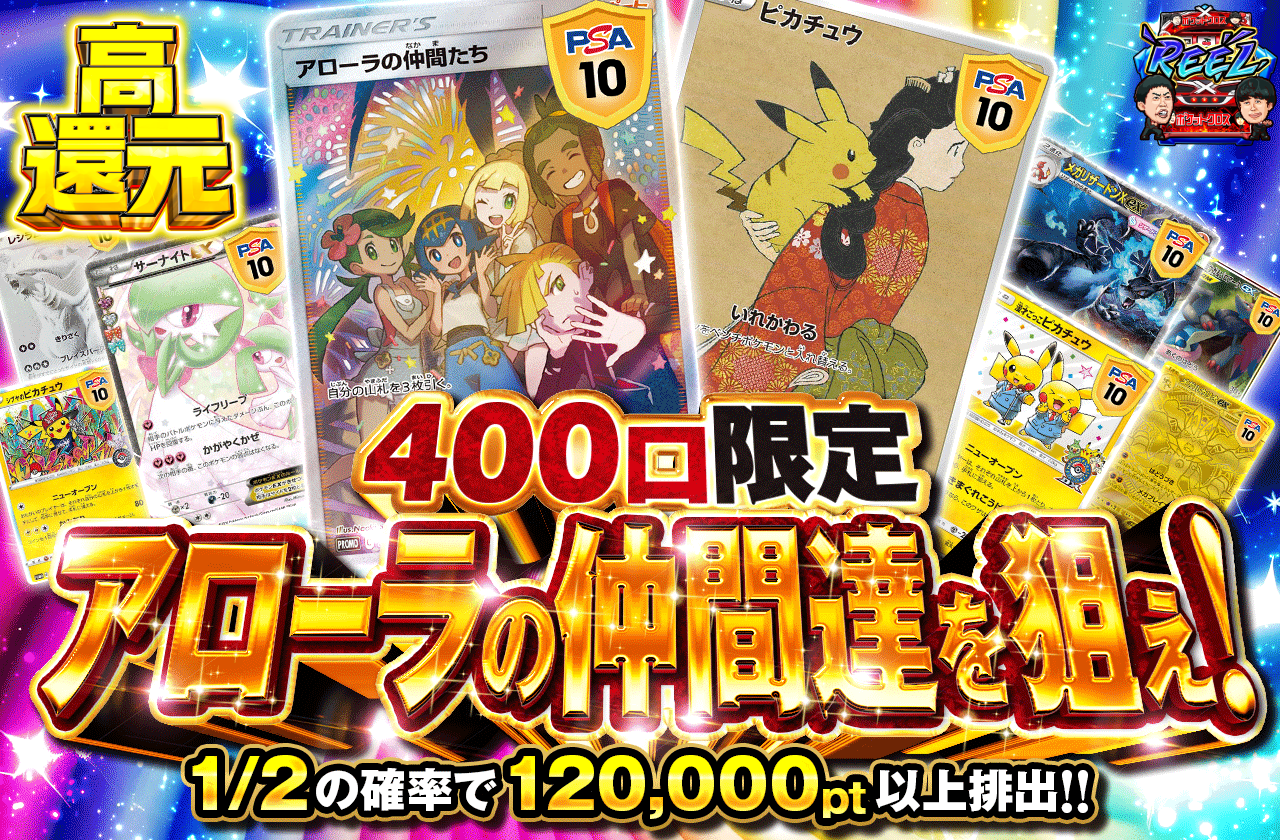 400口限定 アローラの仲間たちを狙え!!