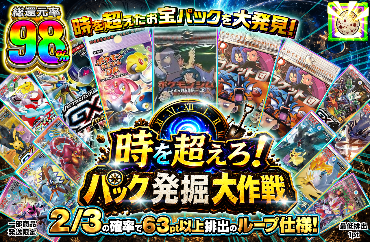 時を超えろ！ パック発掘大作戦