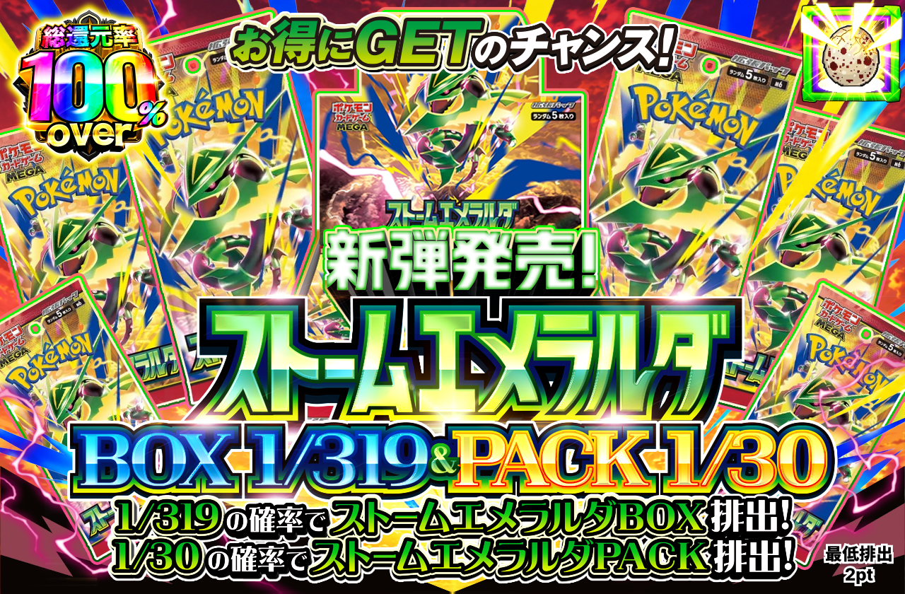 ストームエメラルダBOX&PACK 